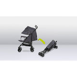 Carucior sport, Lionelo, Elia, Cu plasa de tantari, Conform cu standardul european de securitate EN1888-1, Gri inchis