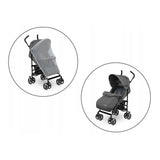 Carucior sport, Lionelo, Elia, Cu plasa de tantari, Conform cu standardul european de securitate EN1888-1, Gri