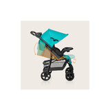 Carucior sport, Lionelo, Emma Plus, Cu tavita, 2 Suporturi pentru pahar, Geanta accesorii, Conform cu standardul european de securitate EN1888-1, Vivid Turquoise