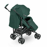 Lionelo - Carucior sport Irma, Cu husa de picioare, Cu plasa de tantari, Conform cu standardul european de securitate EN1888-1, Verde Inchis, Resigilat