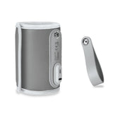 Incalzitor biberoane, Lionelo, ThermUp Go, Portabil, Temperatura constanta pana la 24 h, Incarcare USB, Gri