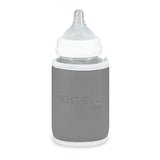 Incalzitor biberoane, Lionelo, ThermUp Go, Portabil, Temperatura constanta pana la 24 h, Incarcare USB, Gri