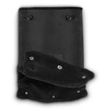 Manusi termice pentru carucior, Lionelo, Universale, Impermeabile, Interior din lana, Cu blana ecologica detasabila, Negru