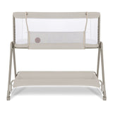 Patut co-sleeper, Lionelo, Luna, 2 in 1, Cu laterala culisanta, Cu setare unghiulara, Cu roti, Reglabil in 6 pozitii pe inaltime, Bej