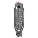 Patut pliant, Lionelo, Sven Plus, 120x60 cm, Cu doua nivele, Cu arcada jucarii, masuta de infasat, vibratii, melodii, conform cu standardele europeane de securitate EN716 si EN12221, Grey
