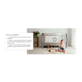 Patut pliant, Lionelo, Sven Plus, 120x60 cm, Cu doua nivele, Cu arcada jucarii, masuta de infasat, vibratii, melodii, conform cu standardele europeane de securitate EN716 si EN12221, Turcoaz/Gri