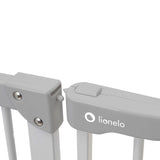 Poarta de siguranta, Lionelo, Truus Slim Led, Cu suruburi, Cu lumina Led cu senzor, 105 cm, Conform cu standardul european de securitate EN1930, Gri