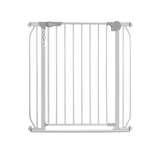 Poarta de siguranta, Lionelo, Truus Slim Led, Cu suruburi, Cu lumina Led cu senzor, 105 cm, Conform cu standardul european de securitate EN1930, Gri