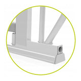 Poarta de siguranta, Lionelo, Truus Slim Led, Cu suruburi, Cu lumina Led cu senzor, 105 cm, Conform cu standardul european de securitate EN1930, Gri
