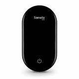 Pompa dubla de san, Lionelo, Electrica, Cu 9 nivele de aspiratie, 5 moduri de masaj, Afisaj LED, Imita suptul natural al copilului, Functionare pana la 90 min, Silentioasa, Fara BPA, Include 2 recipiente de 150 ml si 2 pungi, Cablu USB, Husa, Alb/Gri