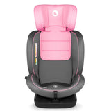 Scaun auto, Lionelo, Bastiaan i-Size, 4 in 1, Protectie laterala, Cu spatar inclinabil in 4 pozitii, Cu tetiera reglabila in 7 pozitii, Rotire 360 grade, Top Tether, 0-36 Kg, 40-150 cm, Cu Isofix, Conform cu ECE R129/03, Roz