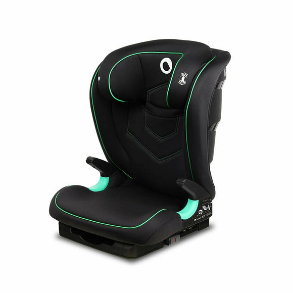 Scaun auto i-Size, Lionelo, Neal, Spatar reglabil in3 pozitii, Tetiera in 14 pozitii, Suport sticla inclus, 15-36 Kg, 100-150 cm, Cu Isofix, Conform ECE R129, Negru