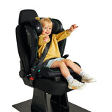 Scaun auto i-Size, Lionelo, Neal, Spatar reglabil in3 pozitii, Tetiera in 14 pozitii, Suport sticla inclus, 15-36 Kg, 100-150 cm, Cu Isofix, Conform ECE R129, Negru
