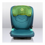 Scaun auto i-Size, Lionelo, Neal, Spatar reglabil in 3 pozitii, Tetiera in 14 pozitii, Suport sticla inclus, 15-36 Kg, 100-150 cm, Cu Isofix, Conform ECE R129, Verde