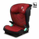 Scaun auto i-Size, Lionelo, Neal, Spatar reglabil in 3 pozitii, Tetiera in 14 pozitii, Suport sticla inclus, 15-36 Kg, 100-150 cm, Cu Isofix, Conform ECE R129, Rosu