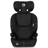 Scaun auto, Lionelo, Levi One i-Size, Universal, Instalare FWF, Cu tetiera reglabila in 10 pozitii, Cu spatar detasabil, 76-150 cm, Conform cu R129, Negru