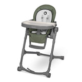 Scaun de masa, Lionelo, Cora Plus, Multifunctional, Reglabil in 4 pozitii pe inaltime, Spatar reglabil in 3 pozitii, Cu bara de jucarii, Pliabil, Conform cu standardul european de securitate EN14988, Verde