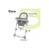Scaun de masa, Lionelo, Cora Plus, Multifunctional, Reglabil in 4 pozitii pe inaltime, Spatar reglabil in 3 pozitii, Cu bara de jucarii, Pliabil, Conform cu standardul european de securitate EN14988, Verde
