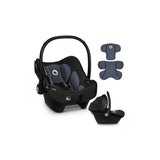 Scoica auto, Lionelo, i-Size Astrid, 0-13 Kg, 40-87 cm, Cu maner si capotina reglabile, Cu protectie laterala avansata, Salteluta confortabila, Testat ADAC, Conform cu standardul european de securitate R129, Negru/Gri