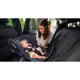 Scoica auto, Lionelo, i-Size Astrid, 0-13 Kg, 40-87 cm, Cu maner si capotina reglabile, Cu protectie laterala avansata, Salteluta confortabila, Testat ADAC, Conform cu standardul european de securitate R129, Negru/Gri