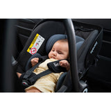 Scoica auto, Lionelo, i-Size Astrid, 0-13 Kg, 40-87 cm, Cu maner si capotina reglabile, Cu protectie laterala avansata, Salteluta confortabila, Testat ADAC, Conform cu standardul european de securitate R129, Negru/Gri
