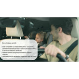 Scoica auto, Lionelo, i-Size Astrid, 0-13 Kg, 40-87 cm, Cu maner si capotina reglabile, Cu protectie laterala avansata, Salteluta confortabila, Testat ADAC, Conform cu standardul european de securitate R129, Negru/Gri