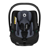 Scoica auto, Lionelo, i-Size Astrid, 0-13 Kg, 40-87 cm, Cu maner si capotina reglabile, Cu protectie laterala avansata, Salteluta confortabila, Testat ADAC, Conform cu standardul european de securitate R129, Negru/Gri