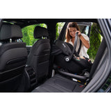 Scoica auto, Lionelo, i-Size Astrid, 0-13 Kg, 40-87 cm, Cu maner si capotina reglabile, Cu protectie laterala avansata, Salteluta confortabila, Testat ADAC, Conform cu standardul european de securitate R129, Negru/Gri