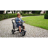 Tricicleta copii, Lionelo, Tris, Ultrapliabila, Multifunctionala, Mecanism de pedalare libera, Suport picioare, Control al directiei, Scaun reversibil, Rotire 360 grade, Conform cu standardul europeane de securitate EN71, Gri