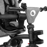 Tricicleta copii, Lionelo, Tris, Ultrapliabila, Multifunctionala, Mecanism de pedalare libera, Suport picioare, Control al directiei, Scaun reversibil, Rotire 360 grade, Conform cu standardul europeane de securitate EN71, Gri