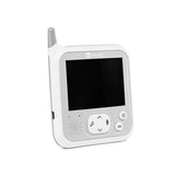 Videofon, Lionelo, Babyline 7.1, Cu melodii, Cu lampa inclusa, Pana la 40 h fara incarcare, Ecran 3.2 inch, Alb