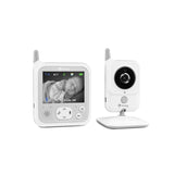 Videofon, Lionelo, Babyline 7.1, Cu melodii, Cu lampa inclusa, Pana la 40 h fara incarcare, Ecran 3.2 inch, Alb