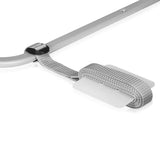 Bariera de protectie pentru pat, Lionelo, Lora XL, Pliabila, Sistem de blocare StandSafe, Geanta de transport inclusa, 150x46 cm, Conform cu BS 7972:2001+A1:2009, Bej