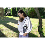 Marsupiu bebe, Jane, Like, Ergonomic, De la nastere pana la 18 Kg, Bumbac 100%, Cu multiple pozitii de purtare, Botanic