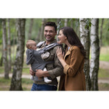 Marsupiu ergonomic, Lionelo, Margareet Air, 3 pozitii de purtare, Certificat de Institutul International pentru Displazie de Sold, 4 luni+, Pana la 20 Kg, Material respirabil 3D Air Mesh, Catarama dubla de siguranta, Negru