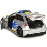 Masina de politie Dickie Toys Audi RS3 1:32 15 cm cu lumini, sunete si accesorii