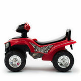 ATV copii, Baby Mix, Masinuta, Cu lumini si muzica, Fara pedale, 60 x 38 x 42 cm, Red