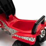ATV copii, Baby Mix, Masinuta, Cu lumini si muzica, Fara pedale, 60 x 38 x 42 cm, Red