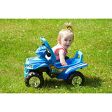 ATV copii, Baby Mix, Masinuta, Cu lumini si muzica, Fara pedale, 60 x 38 x 42 cm, Red