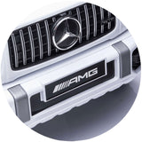 Masinuta electrica Chipolino SUV Mercedes G63 AMG cu scaun din piele si roti EVA white