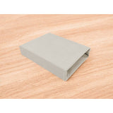 Cearceaf cu elastic, MimiNu, Pentru pat 160x80 cm, Din bumbac certificat Oeko Tex Standard 100, Colectia Royal, Beige