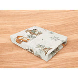 Cearceaf cu elastic, MimiNu, Pentru patut 140X70 cm, Din bumbac certificat Oeko Tex Standard 100, Design, Time for fun