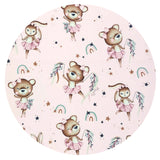 Salteluta pentru carucior, MimiNu, Reversibila, Cu doua fete, Din catifea si bumbac, Materiale certificate Oeko Tex Standard 100, 78 x 34 cm, Minky Little Ballerina Pink