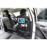 Organizator auto, Petite&Mars, Cu suport pentru tableta, Cu multiple buzunare, Black