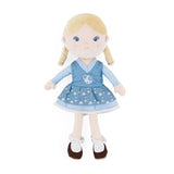Papusa, Petite&Mars, Elise, Din plus, 35 cm, Ambalaj cu mini puzzle din carton, 0 luni+, Multicolor