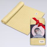 Muselina, Lionelo, Multifunctionala, Din bambus, Ideala pentru infasat, Cu proprietati antibacteriene, antifungice si antialergice, Lavabila la masina de spalat, 120x120 cm, Galben