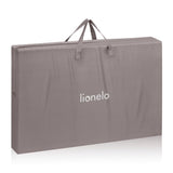 Patut co-sleeper, Lionelo, Aurora, 3 in 1, Cu leganare si setare unghiulara, Include saltea cu densitate T25 si geanta transport, Reglabil in 5 pozitii, Pana la 9 kg, 0 luni+, 85x60x66 cm, Certificari EN 1130:2019+AC:2020, EN 16890:2, Bej