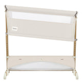 Patut co-sleeper, Lionelo, Thomi Plus, 5 in 1, Multifunctional, Sustine pana la 9 kg ca patut, 15 kg tarc de joaca, 100 kg canapea, Inaltime reglabila in 7 pozitii, De la nastere pana la 4 ani, Cu 2 saltele din spuma T25, 94x70x77-93,5 cm, Bej