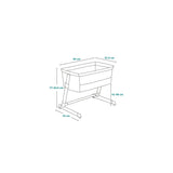 Patut co-sleeper, Lionelo, Thomi Plus, 5 in 1, Multifunctional, Sustine pana la 9 kg ca patut, 15 kg tarc de joaca, 100 kg canapea, Inaltime reglabila in 7 pozitii, De la nastere pana la 4 ani, Cu 2 saltele din spuma T25, 94x70x77-93,5 cm, Maro