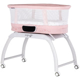 Patut cu leganare si cantar integrat Chipolino Sogno 2 in 1 pink